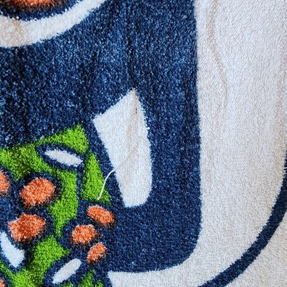 Vtg 70s/80s MICKEY MOUSE Retro Beach/Bath Towel Fringe Edge 55